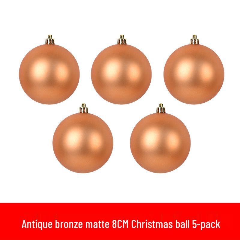 6-30cm Christmas Ornaments: Shiny, Matte & Glitter Balls In Gold, Silver, Red & Green - Plastic Tree Decorations