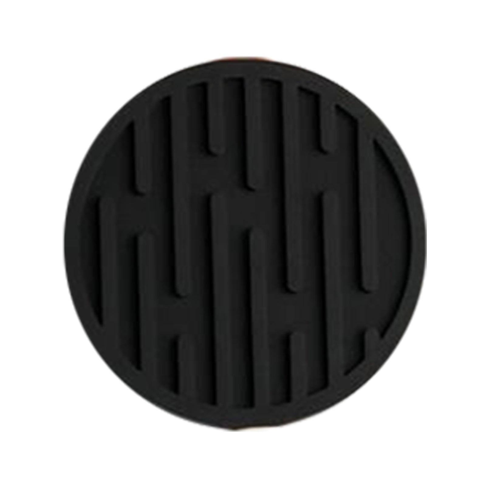 

Coasters Silicone Tea Cup Mat Withstand Temperatures Up To C black