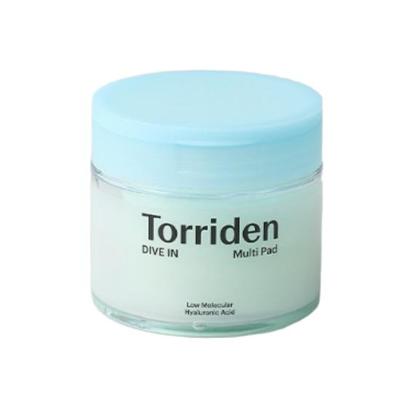 Toriden Dive‑In Low Molecular Hyaluronic Acid Multi Pad 160ml, 80 Sheets – Deep Hydration & Gentle Exfoliation