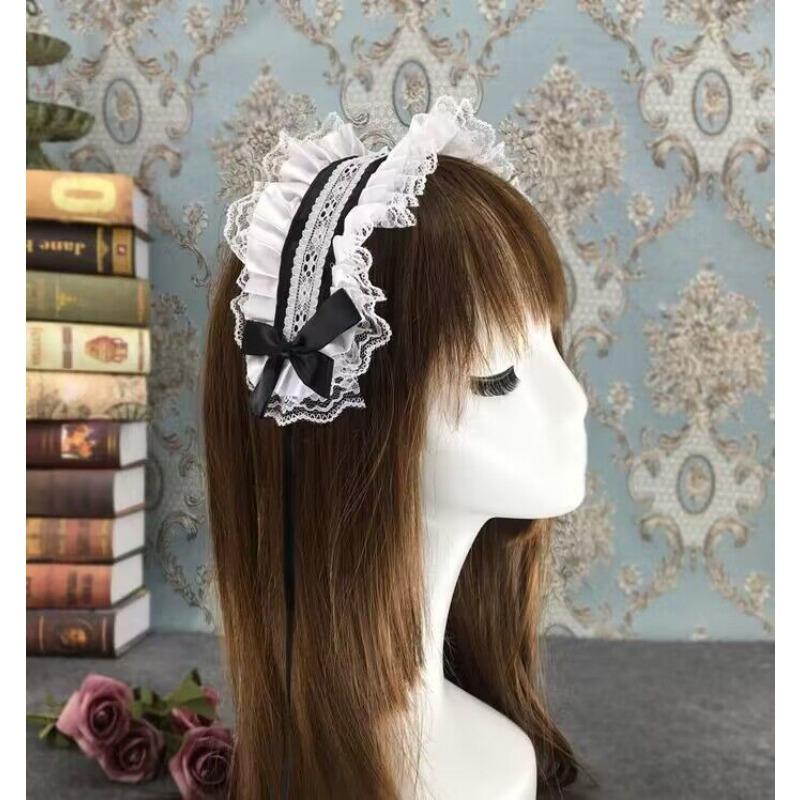 Lace Headpiece, Sweet and Versatile Hairband Accessory, Maid Style Accessory for Women