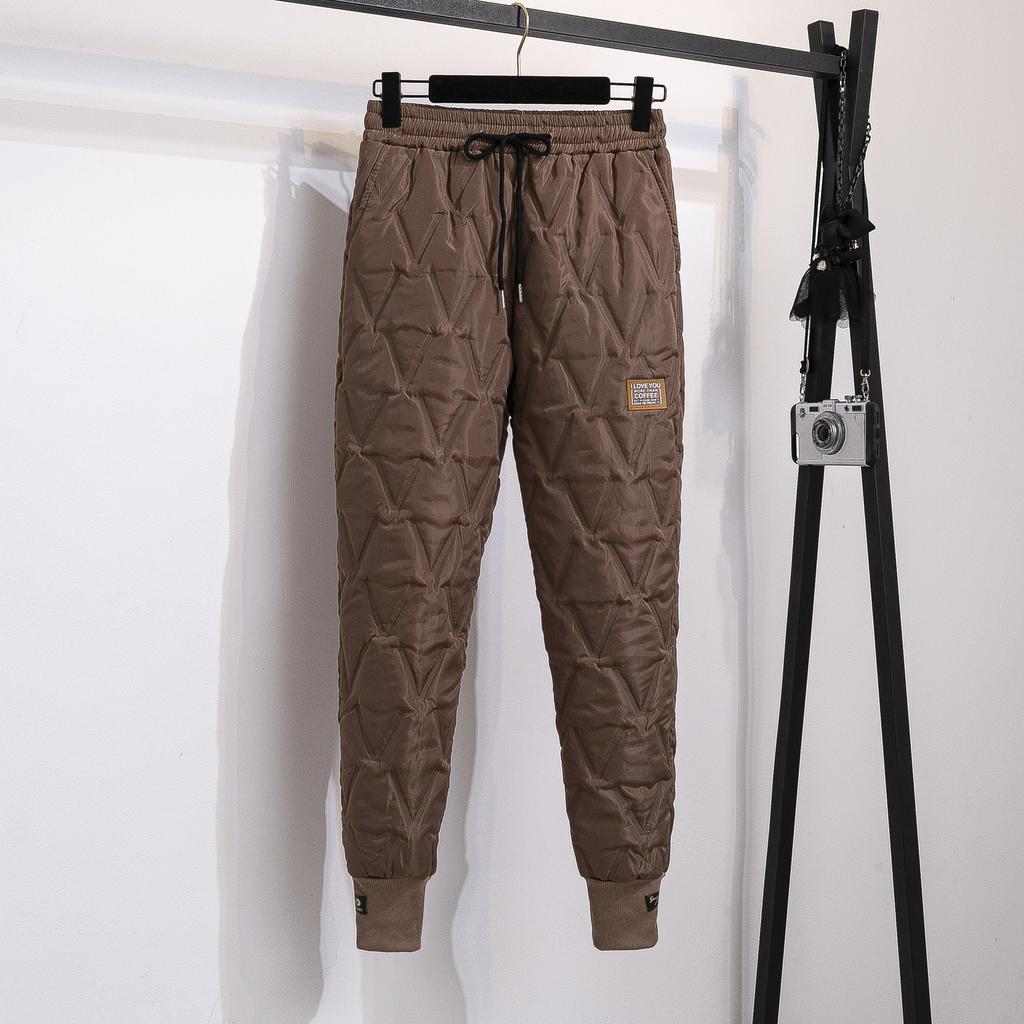 Women Winter Down Cotton Pants Women Thick Warm Harem Pants Female Elastic High Waist Casual Loose Trousers Pantalons S-4XL