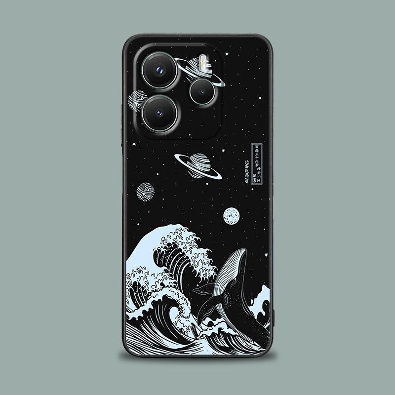 Phone Case for Xiaomi Redmi 15C 14C 12C 13C 4G Redmi Note 15 14 13 12 11 10 Pro Plus 12S Cover The Great Wave Katsushika Hokusai