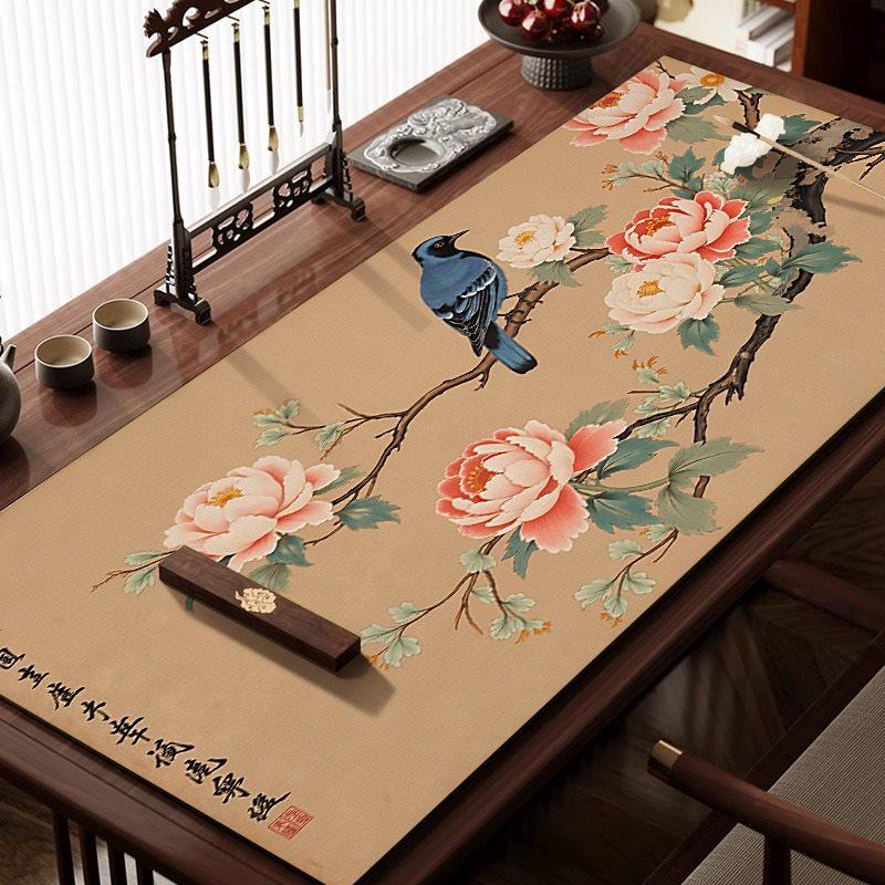 1pcs New Chinese Style Absorbent Tablecloth, Felt Pad, Calligraphy Felt Cloth, Painting Felt Supplies, Brush Writing Pad Cloth