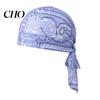 Hiking Headband Paisley Cooling Headscarf Cap Set, Sweat Wicking Adjustable Elastic Strap Bandana Straps Fit Breathable Hand Washable Headwrap Hat