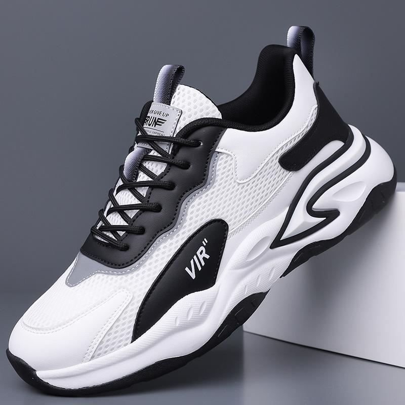 Men's Shoes 2025 Mesh Summer New Sports Shoes Men's Breathable Lightweight Casual Trend Dad Shoes 2025