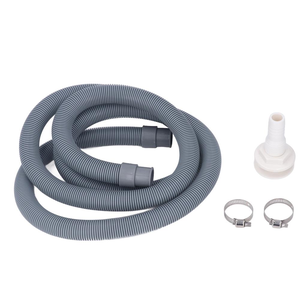3 4in Bilge Pump Mounting Kit with 6ft PVC Hose Rust Proof Kink Proof Construction for Marine Boat Yachts