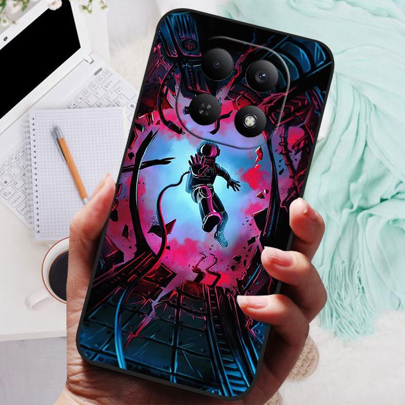 For Xiaomi Redmi Note15 5G Case Lion Wolf Painted Silicone Soft Back Cover For Redmi Note 15 Pro Plus pro+ Phone Case Shell