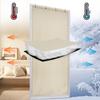 BEPAN Warm Waterproof Quilted Door Curtain Self-Adhesive Thermal Insulated Window Drapes For Living Room Bedroom Wind Resistant Panels