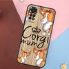 Cartoon Welsh Shiba Corgi Dog Cover For Xiaomi Redmi Note 14 13 12 9 10 11 Pro 9S 10S 11S 12S Redmi 14C 10C 12C 13C Case