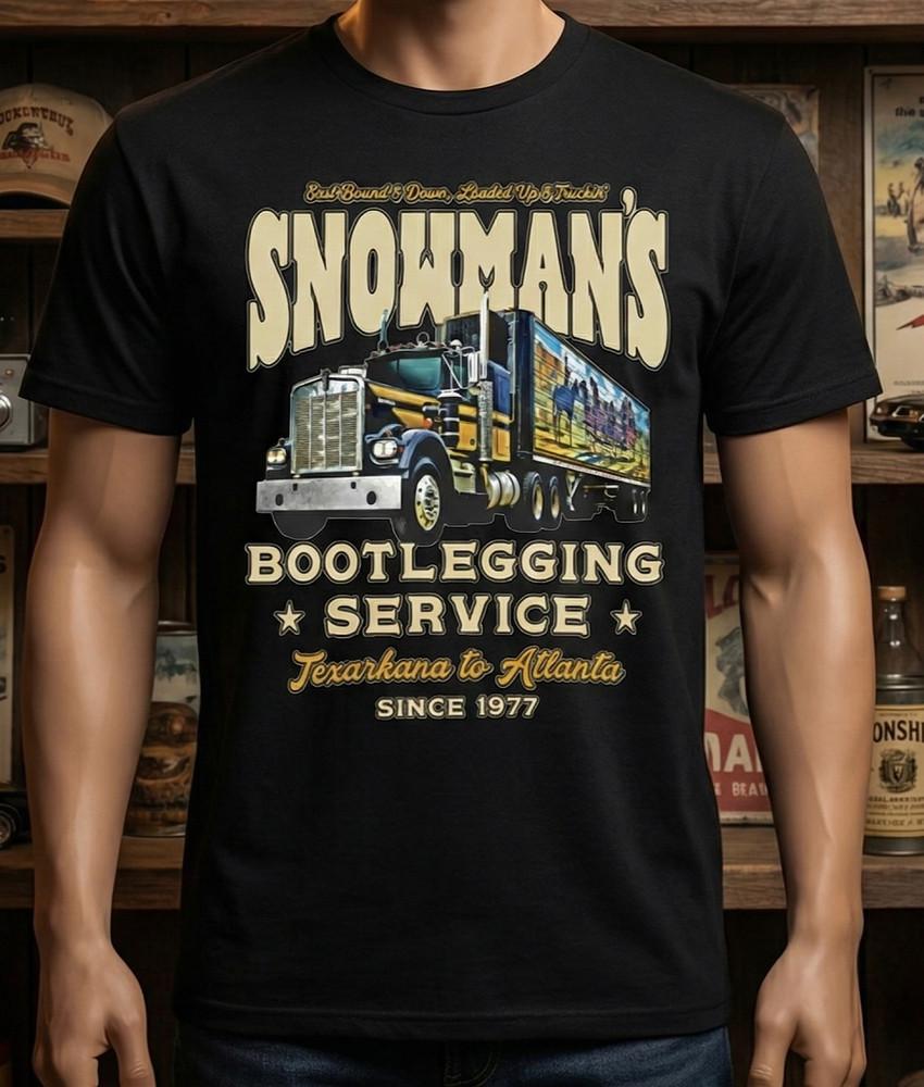

Snowmans Bootlegging Service Smokey and the Bandit T-Shirt | Vintage Truck Unisex T-Shirt S