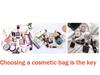 Women's Large Capacity Cross-Border Multifunctional Felt Toiletry and Makeup Bag