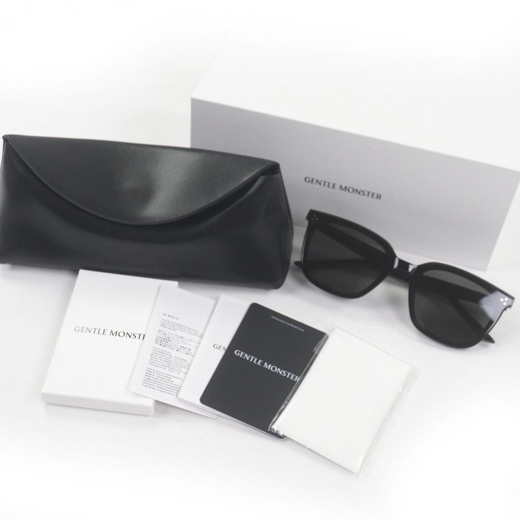 Excellent GENTLE MONSTER Sunglasses BY ROW Wellington Frame Black Used