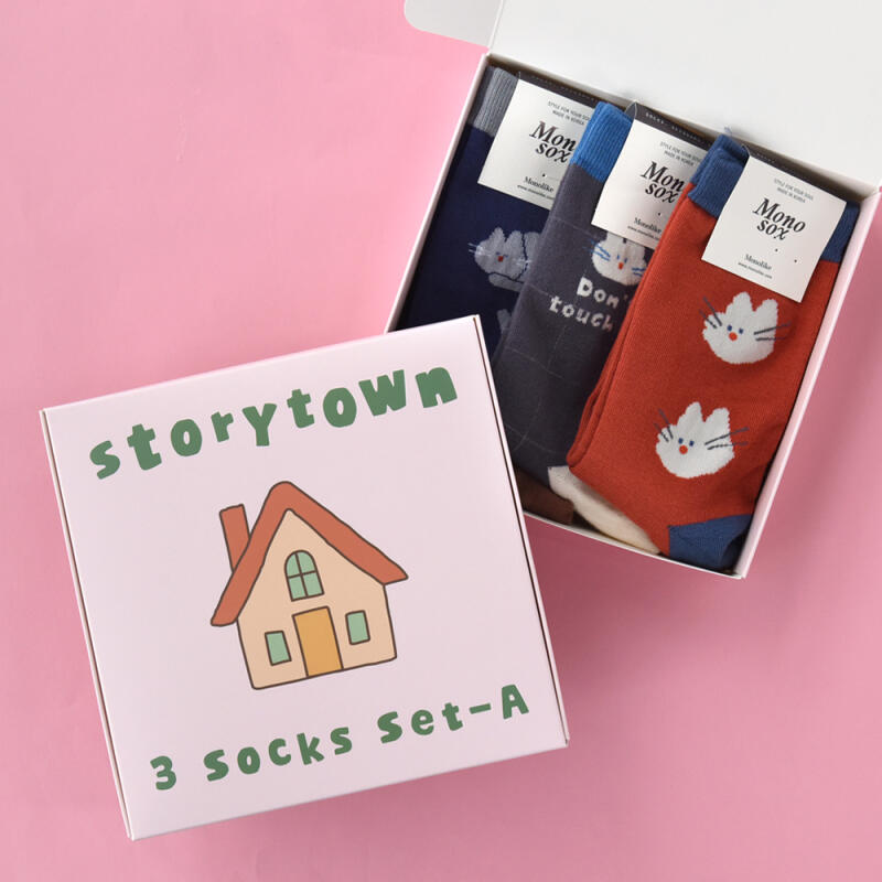 Monosocks 3-piece Gift Set - Storytown A