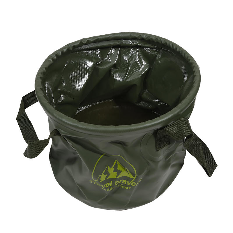 10L Camping Bucket Waterproof Water Storage Bucket Portable Water Bag Foldable Basin With Handle Camping Supplies