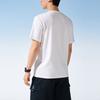 Anta Training Series Letter Print Round Neck Moisture Wicking Short Sleeve T-Shirt Men Tops Pure-White 152427102-1