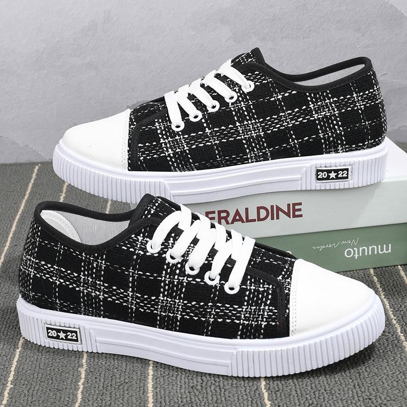 Cloth shoes women's new spring and autumn casual shoes versatile soft-soled flat-soled fashion board shoes