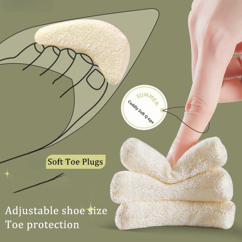 Soft Toe Plug Women High Heel Pain Relief Insert Shoe Palm Cushion Toe Front Filler Sponge Forefoot Pad