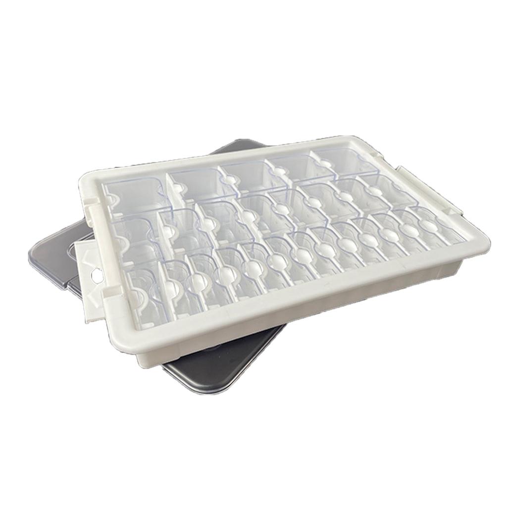 Versatile Bead Sorting Container Accessory with Secure Lids for Craft Enthusiasts Clear Storage Case Organization