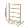 Earring Display Stand for Selling with Hooks Stable Sturdy Wood Rack Bracelets