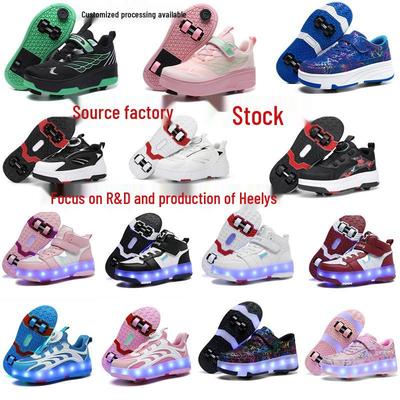Dingjian Deformable Mesh Roller Skates with Rotary Buckle for Kids