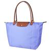 Longchamp Le Pliage 31 Long Handle Recycled Canvas And Leather Dumpling Tote Bag Large Women Tote Bags Lavender 1899089B40