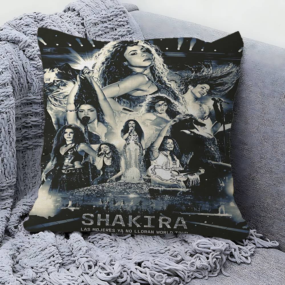 Singer S-shakira Pillow Gifts Home Office Furnishings Bedroom Sofa Car Cushion Cover Case 45x45cm