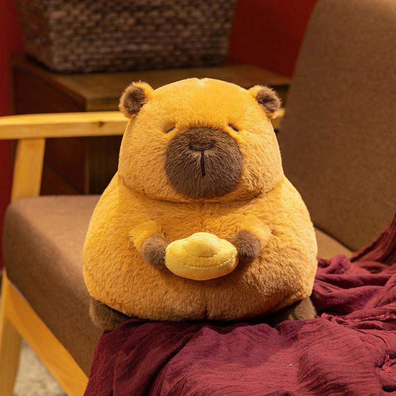 Capybara Cute Plush Doll Capybara Charm Money God Plushie New Gift Year