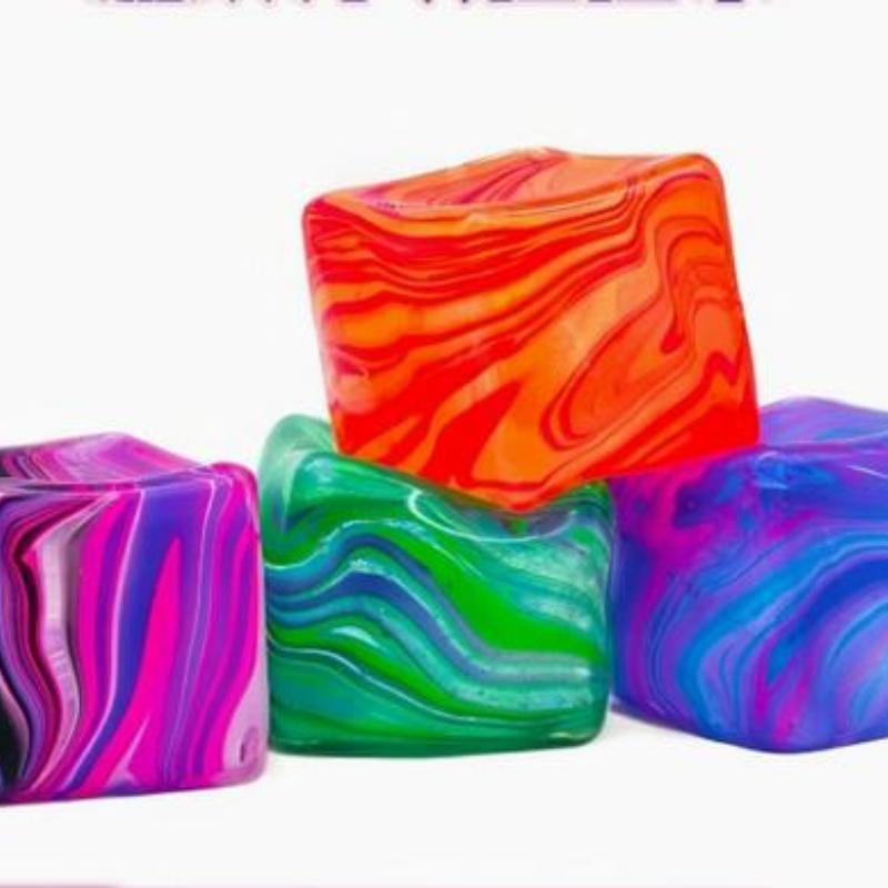 Cubetto di Ghiaccio Morbido Blocco Morbido Squishy Sollievo dallo Stress Regali Palline Anti-Stress Accessori per Ufficio Decorazioni Decomprimenti