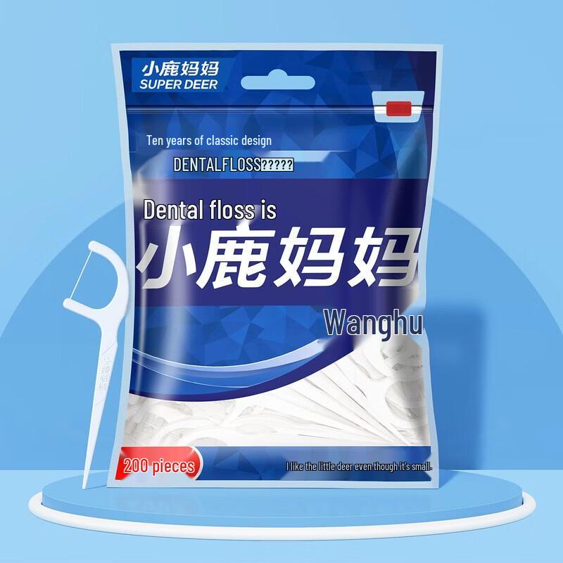 

Fawnmum Smooth Dental Floss Picks (2x200 Count)