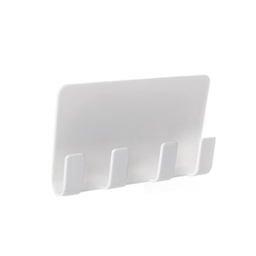 Wall-Mounted Mobile Phone Holder 4 Hook Hanger Tablet Hanger Rack