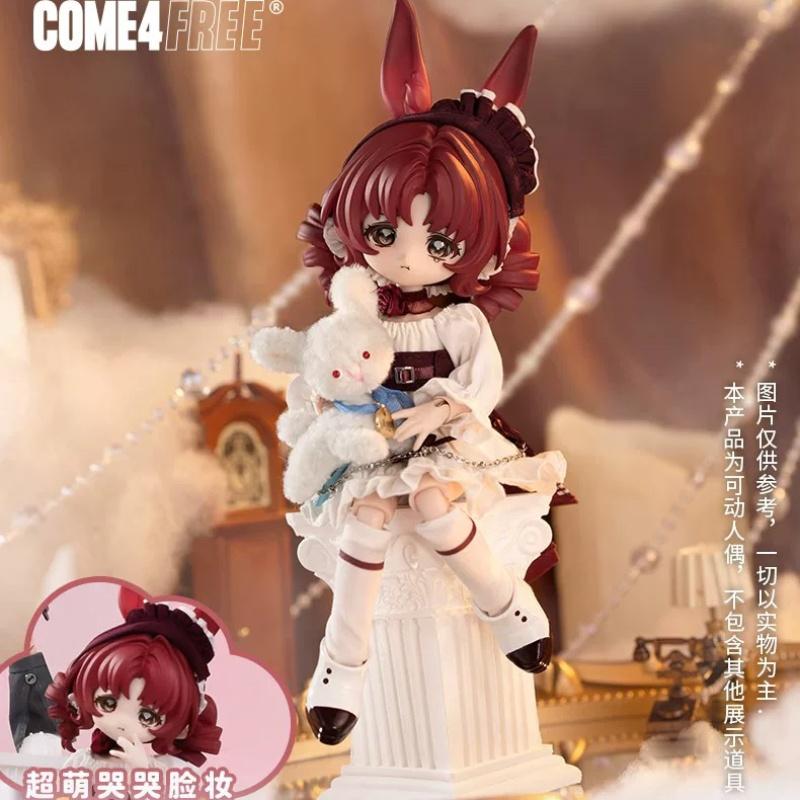 På lager Come4free 1/12 Bjd Blind Box Bonnie Meteorologisk Stjerne Språk Serie Kawaii Kanin Bjd Skrivebordsleddet Figur