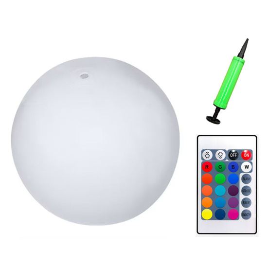 

Надувной шар на солнечной батарее с пультом дистанционного управления 16 цветов светящийся 3 режима работы водонепроницаемый плавающий украшение для вечеринки в бассейне