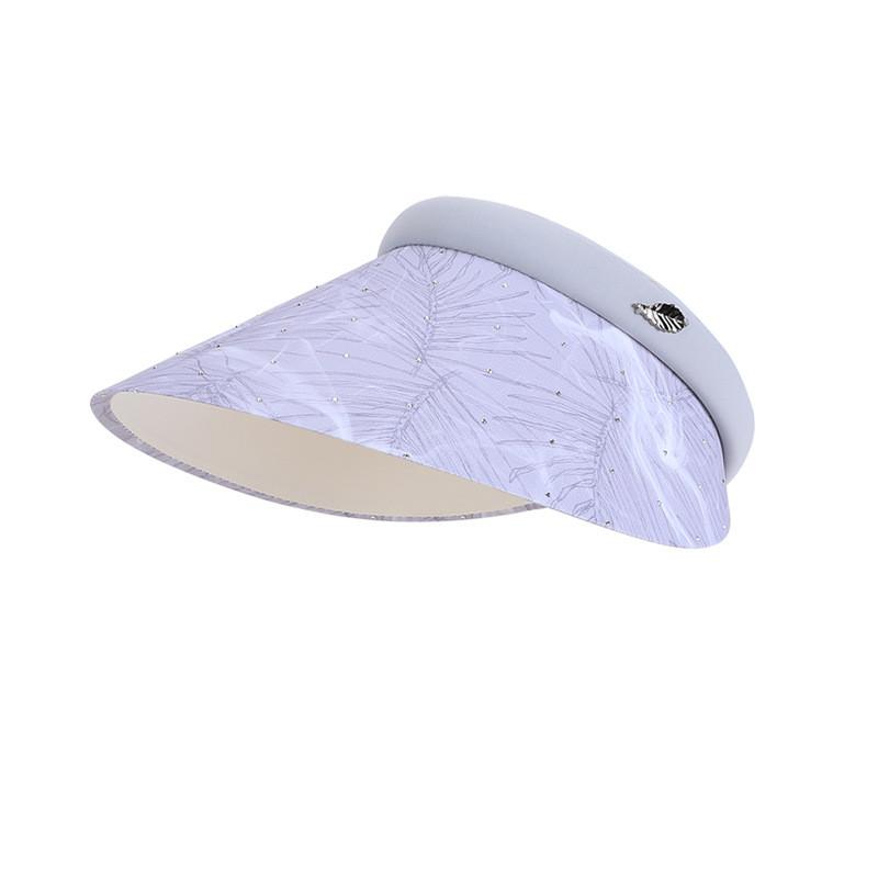 

Summer Fashion Sun Hat With Large Brim And Rhinestone Decor For Women