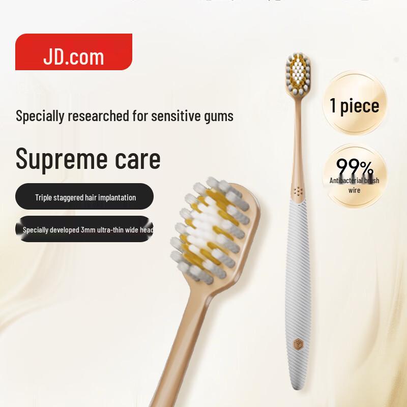 Jingzao Pro Series Wide Thin Soft Bristle Toothbrush