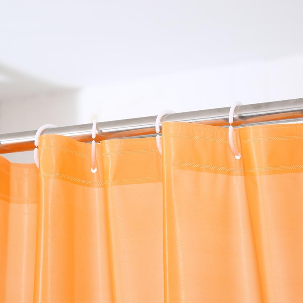 1PC PEVA Waterproof Shower Curtain Thickened Solid Color No Holes Bathroom Privacy Partition Bath Curtain Bathroom Curtain