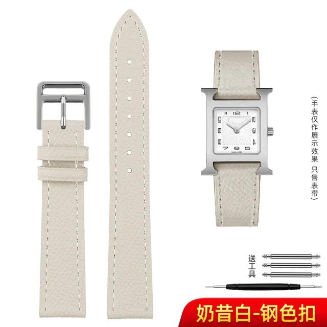 

Genuine Leather Strap Of The Watch Is Suitable For Hermes 14mm 16mm 18mm 20mm Fashionable Comfortable Soft cowhide Bracelet 14mm