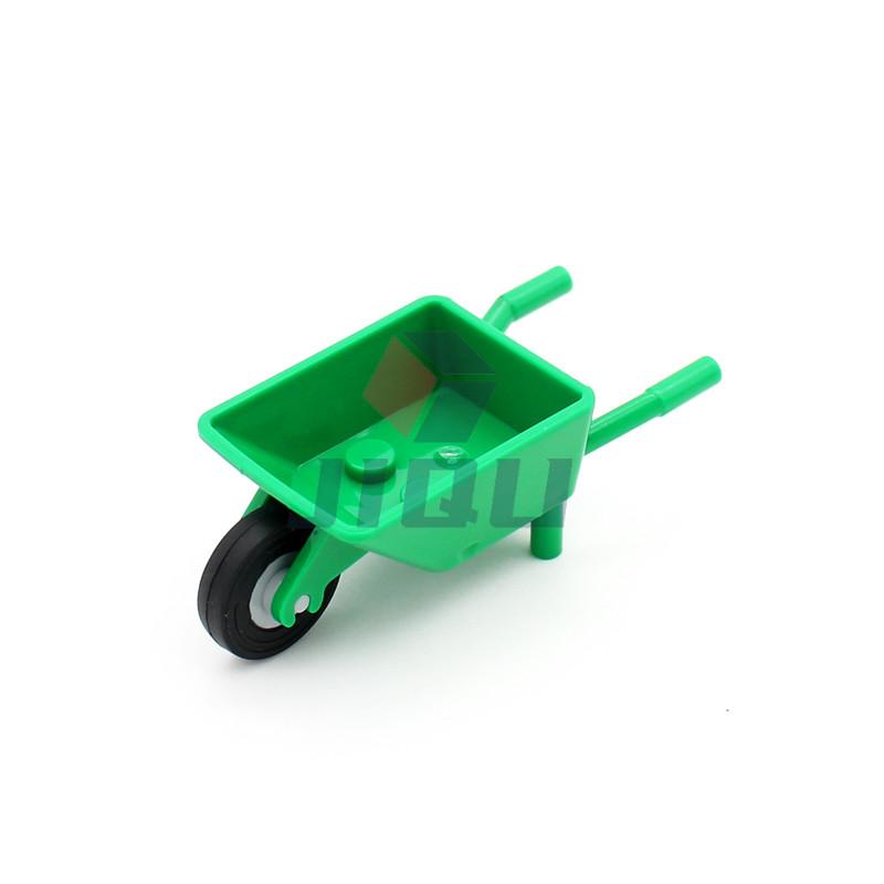 Non-Toxic Moc City Building Block Accessories Utensil Wheelbarrow Frame Bricks 98288 Compatible Smooth Small Single Tire 59895 Toy Gifts