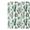 Shower Curtain Waterproof and Mildew-proof Digital Printing Cactus Bath Shower Curtain Bathroom Partition Curtain Free Punching