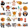 50 Basketball Waterproof Stickers for Notebooks, Planners, Luggage