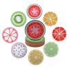8-piece Fruit Pattern DIY Diamond Art Painting Coaster Without Cup Holder Wooden Coaster Living Room Office Bar Restaurant