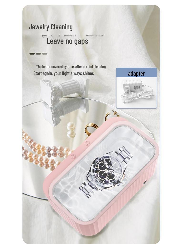 Ultrasonic Deep Sterilization Cleaner for Watches, Glasses, and Jewelry