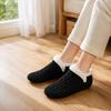 Warm Indoor Floor Socks with Cable Texture, Plush Lining and Traction Dots for Walking Around the Home in Cool Weather