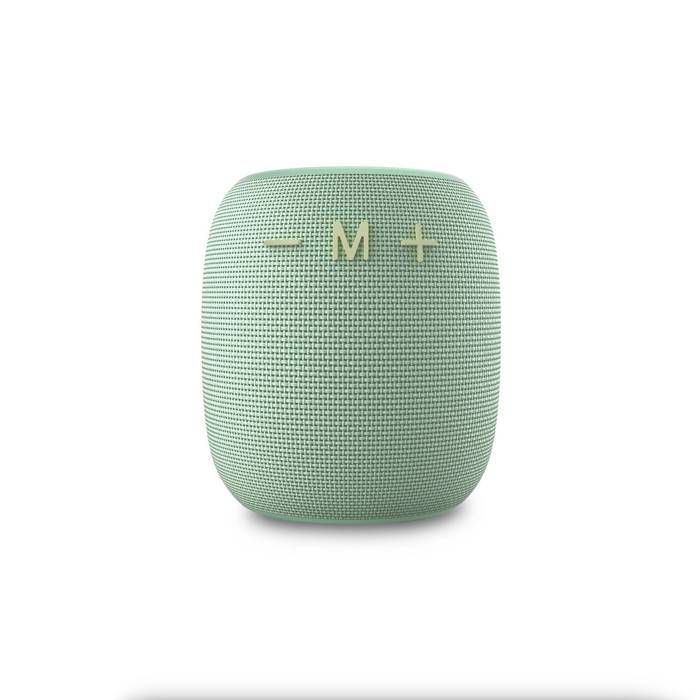 Bloom – Enceinte Bluetooth (Bluetooth 5.3, 18 heures d’autonomie, IPX6, True Wireless, Plastique 100 % recyclé, Éclairage LED)