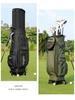 PGM Hard Shell Telescopic Golf Bag, Four-Wheel Push-Type, Waterproof, with Double Bag and Inverted Club Holder for Men and Women