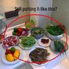 Multifunctional Kitchen Plate: Four-Grid Storage Tray for Ginger & Garlic Prep