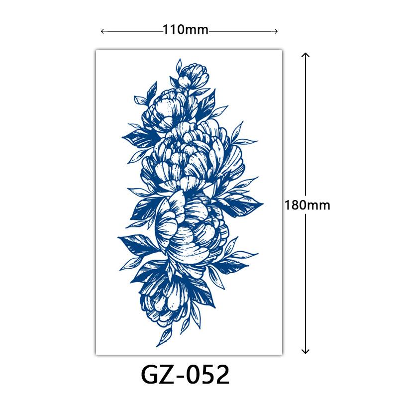 Herbal Juice Tattoo Stickers, Semi-Permanent Tattoo Stickers, Sweatproof, Lasting Tattoo Stickers