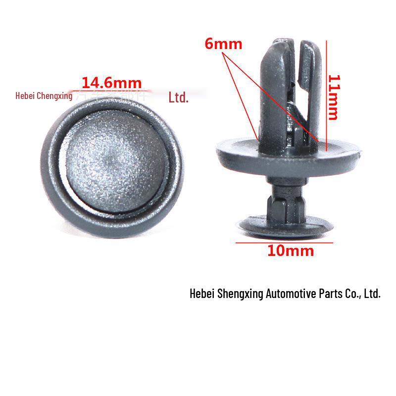 Compatible Push Clips for Mitsubishi, Subaru Outlander, ASX Front/Rear Bumper & Mudguard Liner