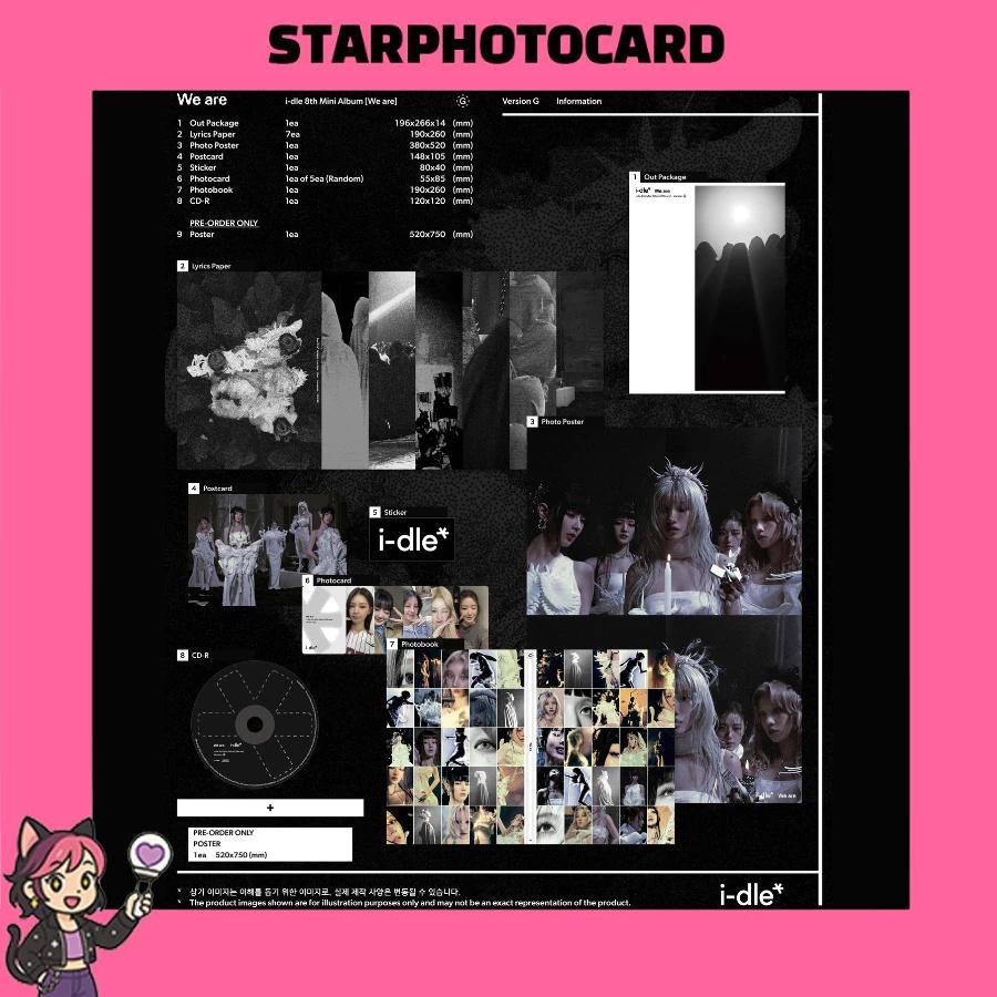 [READY STOCK] (G)I-DLE - 8th Mini Album We ARE