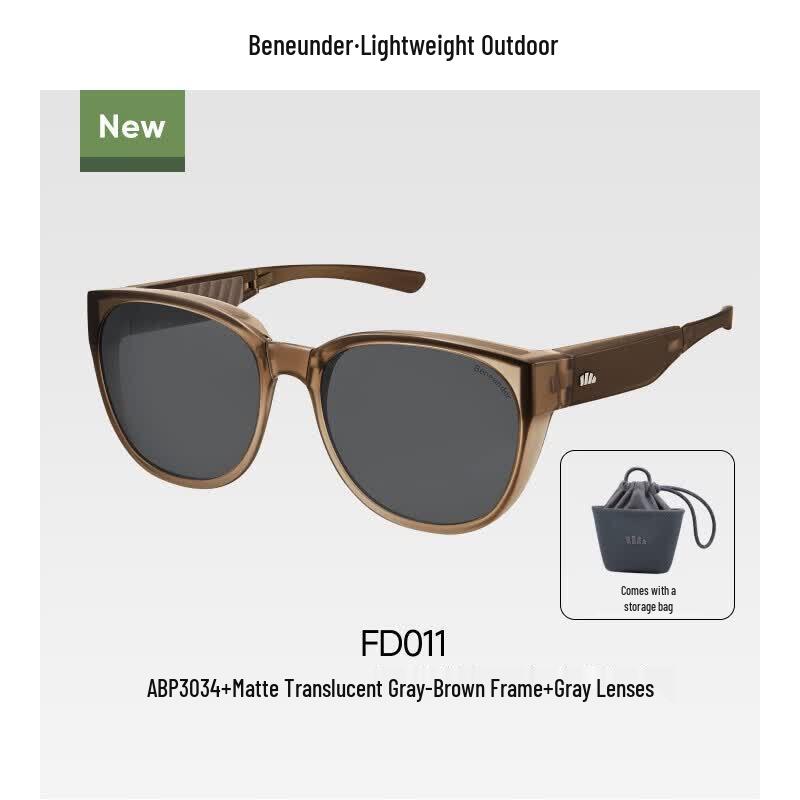 Bananaunder Folding Boston Myopia Sunglasses