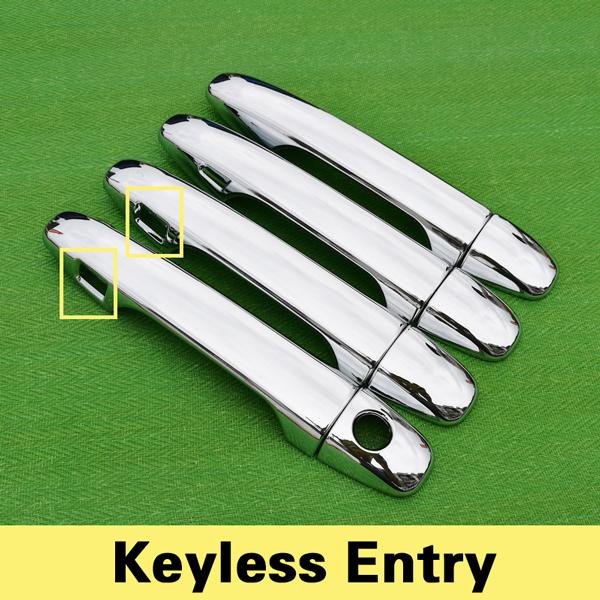 for Toyota Venza Chrome Door Handle Cover Trim Set 2008 2009 2010 2011 2012 2013 2014 2015 2016 2017 Accessories Car Styling